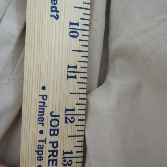 Zara Women's Paperbag Waist Casual Pants Small Cream - Picture 8 of 10